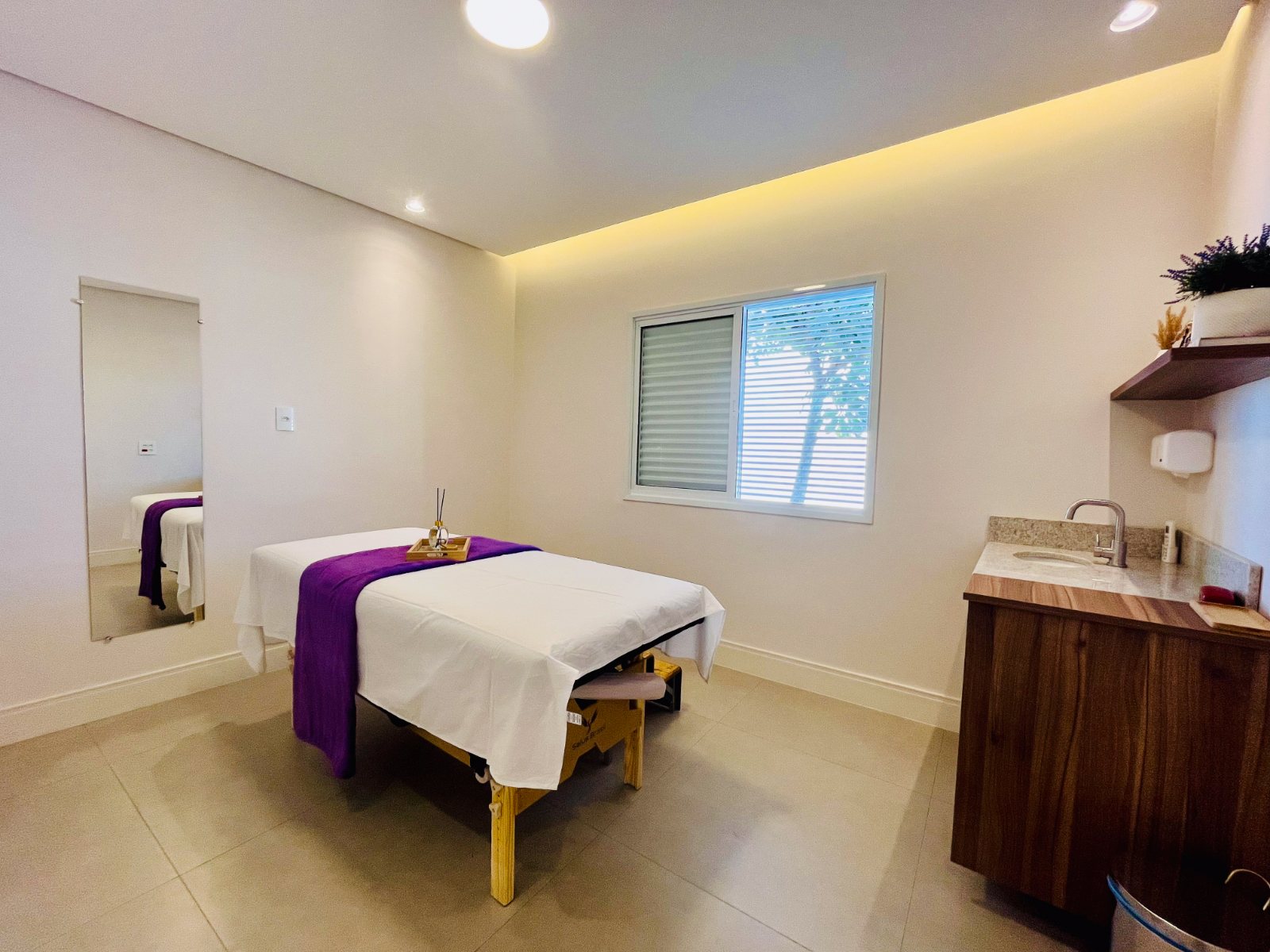 Sala de atendimento da Corpo Leve
